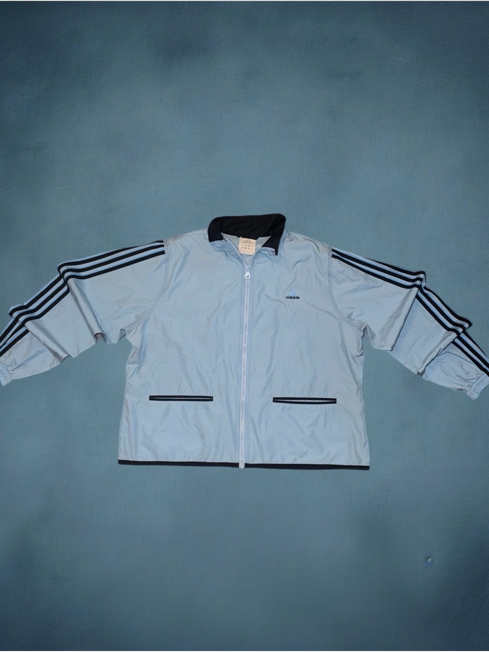 Vintage Adidas unisex windbreaker track jacket